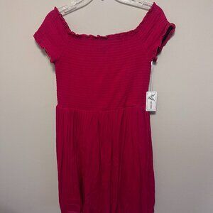 Go Coco Smocked Off The Shoulder Dress NWT Size XL